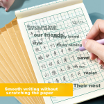 [Lowest price on the whole network] Shaoze Culture Primary School Student Calligraphy Copybook 1-6 Grades Chinese Synchronized New Words Hard Pen Grooved Calligraphy Copybook People's Education Edition Children's Calligraphy Practice Book - Image 7