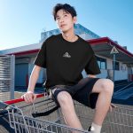 361° short-sleeved men's spring and summer pure cotton sports t-shirt loose round neck casual printed top 652519106-1 - Image 2