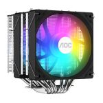 AOCT6FB/93 Black CPU Air Cooling Radiator Big Frost Tower (/Dual Tower 6 Heat Pipes/Nickel Plating Process/PWM Temperature Control/Hydraulic Silent/Support Multi-Platform/TDP230W)