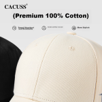 CACUSS baseball cap for women, four seasons, large head circumference, hard top cap, sun protection sun hat, couple all-match, face-showing small hat - Image 3