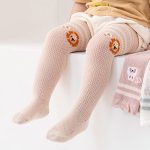 9i9 baby socks stockings summer mesh breathable baby loose anti-mosquito breathable cotton socks 3 pairs 0-1 years old A66 - Image 3