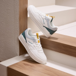 361° sports shoes men's spring and summer leather classic retro versatile thick bottom casual shoes men's 672516629-3