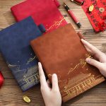 [Low price on the whole network] Faramon retro password book with lock creative diary simple notebook A5 thick hand account book notebook student stationery notepad black - Image 9