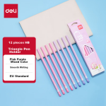 Deli Xiao Liuya co-branded fluorescent pen student stationery exam key eye-catching target pen children's marker pen office marker pen painting handbook notes 6 pieces/box SK193