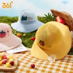 361° children's sun hat for boys and girls outdoor play sports anti-ultraviolet sunshade fisherman hat - Image 11