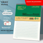 Victory 16K400 grid composition paper grid manuscript paper original paper 400 grid letter paper composition book Chinese composition paper writing application paper manuscript paper 3 packs [the whole network low price] - Image 4