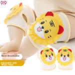 9i9 baby knee pads summer crawling elbow pads baby toddler anti-fall knee protector adjustable mesh A077 yellow - Image 2