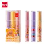 Deli 0.5mm straight liquid full needle ballpoint pen office supplies student neutral pen conference pen 12 pieces/box blue S657 - Image 9