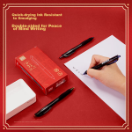 PILOT Smiley Student Fountain Pen Third Grade Primary School Entry-level Calligraphy Pen Children's Day Gift Kakuno Family Series Mom's Model M Mouth Transparent Red - Image 5