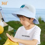 361° children's sun hat for boys and girls outdoor play sports anti-ultraviolet sunshade fisherman hat - Image 3