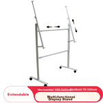 AUCS whiteboard shelf writing board mobile bracket green board blackboard white class bracket bracket advertising board display board blackboard newspaper outdoor publicity board stretchable universal Shelf-2