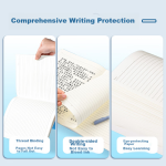 [Essential for school] Platinum Beauty English Book A5 Thickened Soft Cover Notebook Junior and Senior High School Students English Book Four-line Three-grid Workbook Classroom Exercise Book A5 Gray Blue - Image 5