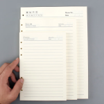 [Lowest price on the Internet] KOKUYO Pastel Cookies · Soft Light · A4 loose-leaf large-capacity notebook notepad with 5-color separator pages 40 transparent pages WSG-RUYP60T - Image 5