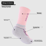 ALPINT MOUNTAIN Elmont outdoor hiking socks men's professional mountaineering socks CoolMax socks high tube quick-drying breathable sports socks - Image 4