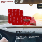 3M strong traceless double-sided adhesive high viscosity latex paint wall dedicated to not hurt the wall fixed adhesive sheet car with no glue 4910VHBφ30mm (5 pieces) transparent - Image 4