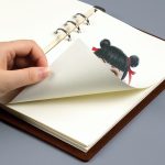 Langjie business notebook book sheepskin surface a5 buckle notepad 240 pages thick book notebook stationery diary office meeting record book can be customized with logo - Image 8