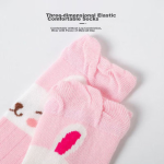 9i9 baby socks spring and autumn mid-tube socks non-slip newborn children's floor socks loose mouth not tight 3 pairs 0-2 years old A371 - Image 4