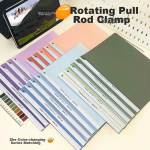 [Super hot item] Deli (deli) 5-pack A4 horizontal folding board folder folder writing board clip writing board meeting clip poetry recitation clip test paper folder mixed color PE109-J5 - Image 6