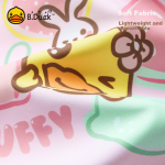 B.Duck little yellow duck children's shoes children's slippers boys and girls baby home indoor sandals children's hole shoes 5902 pink 28