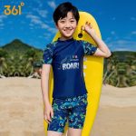 361° children's split swimsuit boy swimsuit teenager hot spring swimsuit swimming trunks two-piece swimsuit - Image 2