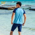 361° swimming trunks men's swimsuit comfortable and embarrassment-free five-point boxer quick-drying non-fitting hot spring professional training equipment - Image 5