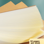 [Lowest price on the whole network] M&G stationery 16K math book 30 sheets stitching book homework book notebook kraft paper student exercise book wrong question book 5 books HAPY0485 - Image 8