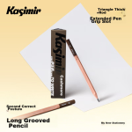 Kasimir Kasimir Second Correction Pencil Primary School Student Grip Correction Pencil Triangular Thick Rod Lengthened Grip Slot HB2B Second Correction [HB-3pcs + 2B-3pcs] *1 - Image 2