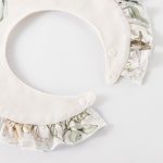 BUBBLE TREE Newborn Baby Bib Bamboo Cotton Bib Rotating Waterproof Anti-spitting Children's Baby Petal Bib 28*33cm - Image 5