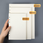 [Lowest price on the Internet] KOKUYO Pastel Cookies · Soft Light · A4 loose-leaf large-capacity notebook notepad with 5-color separator pages 40 transparent pages WSG-RUYP60T - Image 3