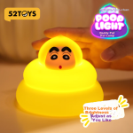 52TOYS Crayon Shin-chan Papa Pat Light Cartoon Anime Peripheral Toys Ornaments Gift Single Random Price Same as 618