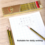 Chinese classic student writing pencil hexagonal rod 12 pieces/box 6181 - Image 8