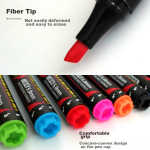 Comix 0.5mm black gel pen soft hand cap gel pen signature pen business fountain pen 30 pieces/box EB13 - Image 3