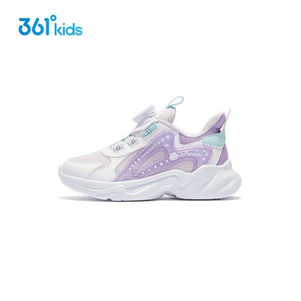 361° children's shoes children's running shoes summer boys and girls 3-14 years old large mesh knob running shoes blue 29