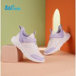 361° children's sports shoes for boys and girls (3-12 years old) anti-collision toe mesh casual running shoes white 40 - Image 4
