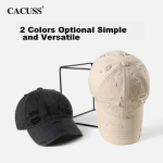 CACUSS Baseball Cap Men's Four Seasons Soft Top Hole Cap Women's Trendy Fashion Sun Visor Sun Protection Hat Leisure Outdoor Sun Hat - Image 5
