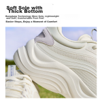 361° sports shoes women's shoes glazed summer mesh breathable casual versatile thick-soled dad shoes 682526765-1 - Image 6