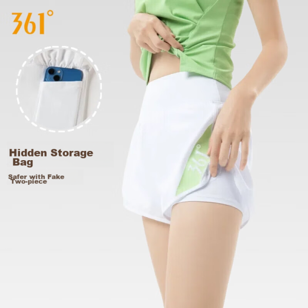 361° sports fitness yoga pants women's summer thin fake two-piece breathable outdoor cycling running shorts