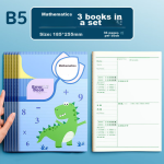 [Lowest price on the Internet] M&G stationery 16K soft copybook sewing book 40 sheets high-value error book student postgraduate entrance examination diary simple green grid 4 books F16102D7 - Image 3