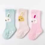 9i9 baby socks spring and autumn mid-tube socks non-slip newborn children's floor socks loose mouth not tight 3 pairs 0-2 years old A371 - Image 11