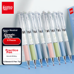 Schneider needle tube neutral pen 0.5mm smooth signature pen student exam office use large capacity straight liquid fountain pen 803 single pack - black - Image 2