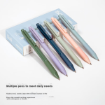 NUSIGN push gel pen black (12 pieces) German creative design imported ink Seiko pen head sheath signature pen office fountain pen NS559 - Image 9