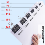 Deli [Super Hot Selling] 82pcs Combination Pack of Long Tail Clip Ticket Clips (25mm*12pcs 19mm*25pcs 15mm*45pcs) / Tube Office Supplies 8521 - Image 5
