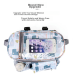 9i9 children's electric car safety belt baby safety strap backpack front and back anti-fall reflective strip storage bag A72 - Image 3