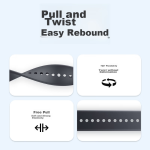 Babyprints anti-collision strips for babies to prevent bumps and bumps, table edge corner guards, 2 meters, 4 corners, combination pack, free 3M double-sided adhesive, white - Image 7