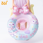 361° Children's swimming ring thickened life buoy anti-rollover girls beginner baby inflatable underarm ring - Image 5