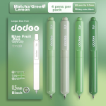 Deli Summer Palace straight liquid ballpoint pen 0.5mm full needle tube quick-drying student neutral pen straight liquid pen signature pen black 4 pieces/box SF159