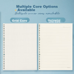 Deli 2 B5/60 sheets of kraft paper notebook book coil book spiral book notepad postgraduate entrance examination record wrong question book record book study supplies exercise book LB560-02 - Image 7