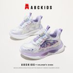 ABC KIDS children's shoes children's running shoes boys and girls versatile sports shoes durable dad shoes casual shoes 3510 purple rose red 28 size