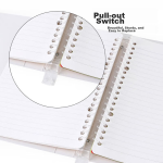 [Lowest price on the whole network] M&G stationery B5 notebook book junior high school students wrong question book math homework book kraft paper cover exercise book finishing artifact original flavor 1 book MPY4RT22 - Image 4