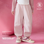 ASK JUNIOR waterproof children's girls pants spring outdoor sports leggings pants big children wear-resistant overalls gray pink 170 - Image 6